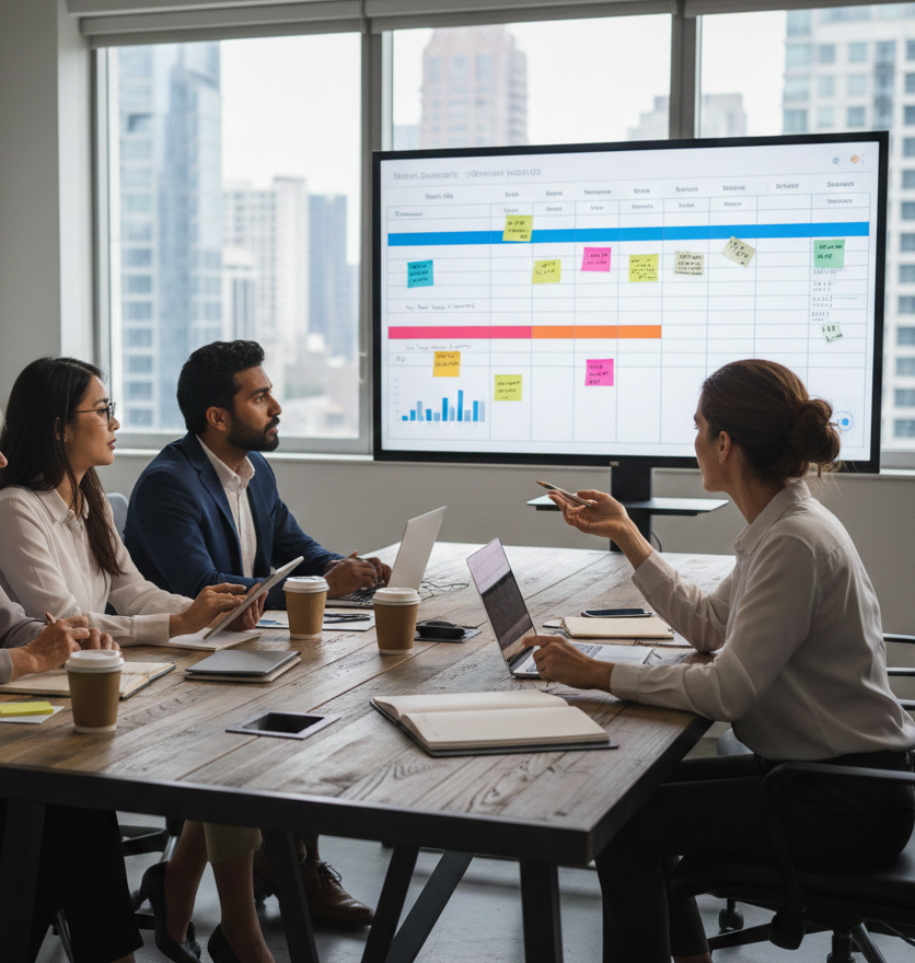 Startseite projekt management